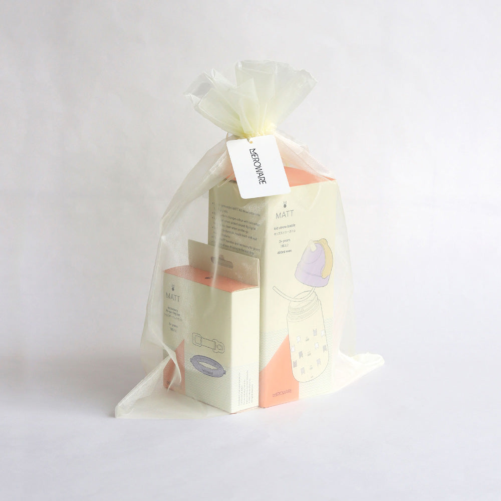 MATT kid GO gift set - purple + milk tea & crown
