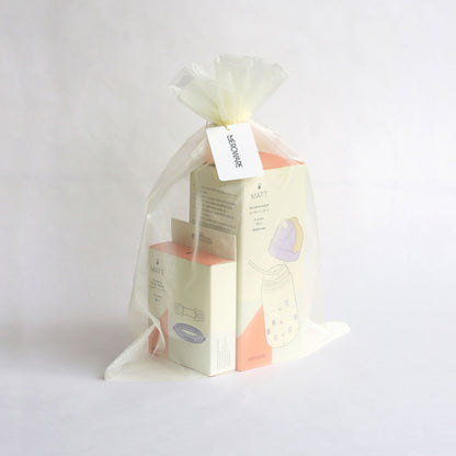 MATT kid GO gift set - purple + milk tea & crown