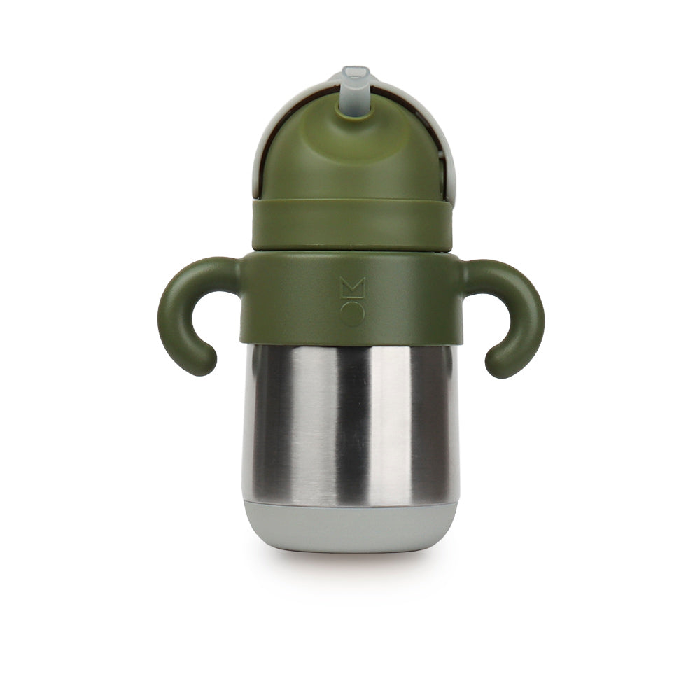 MATT thermal straw bottle-elephant+army