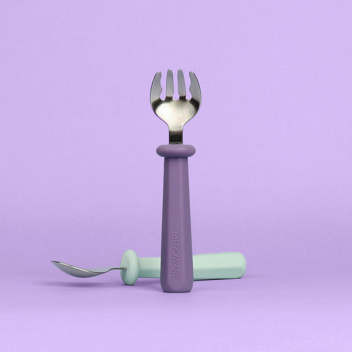 NANA spoon and fork set-mojito+purple