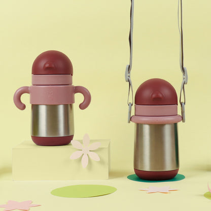 MATT thermal GO gift set - dusty rose + brick red