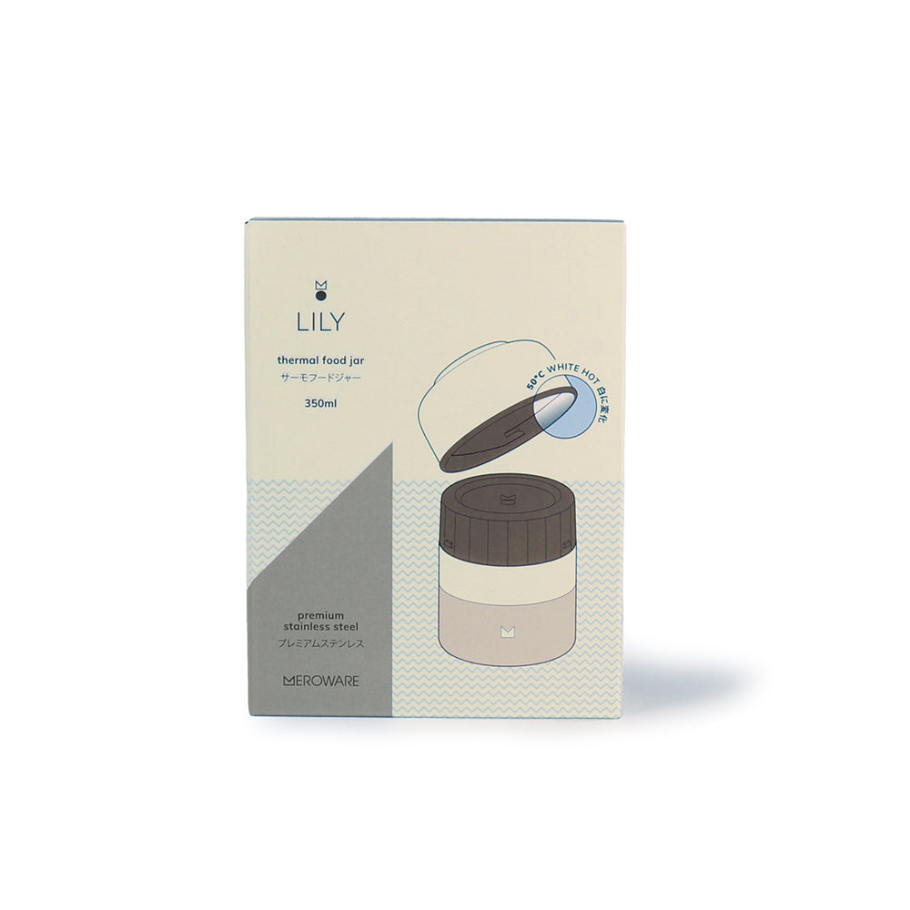 LILY thermal food jar-cocoa+cream