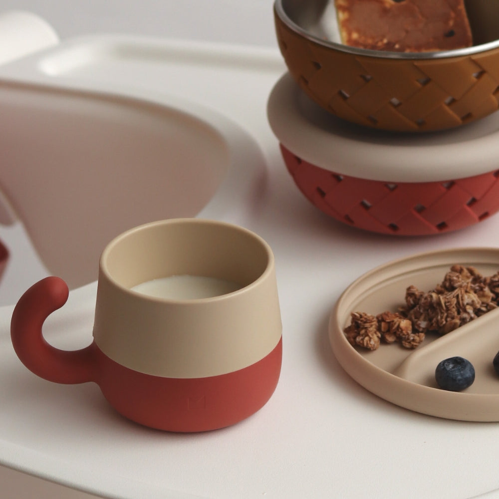 AYA ファーストカップ　ベージュ／オレンジ