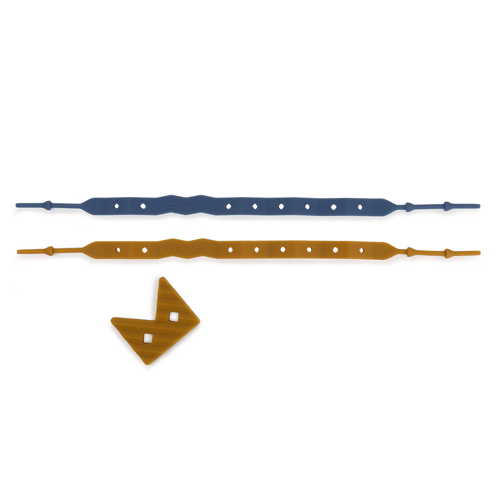 ESSIE マルチストラップ　スモーキーブルー／キャラメル