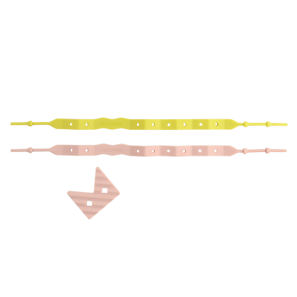 ESSIE マルチストラップ　イエロー／ピンク