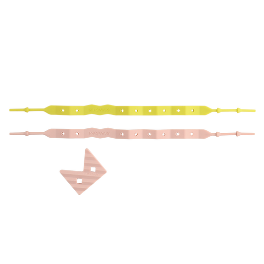 ESSIE マルチストラップ　イエロー／ピンク