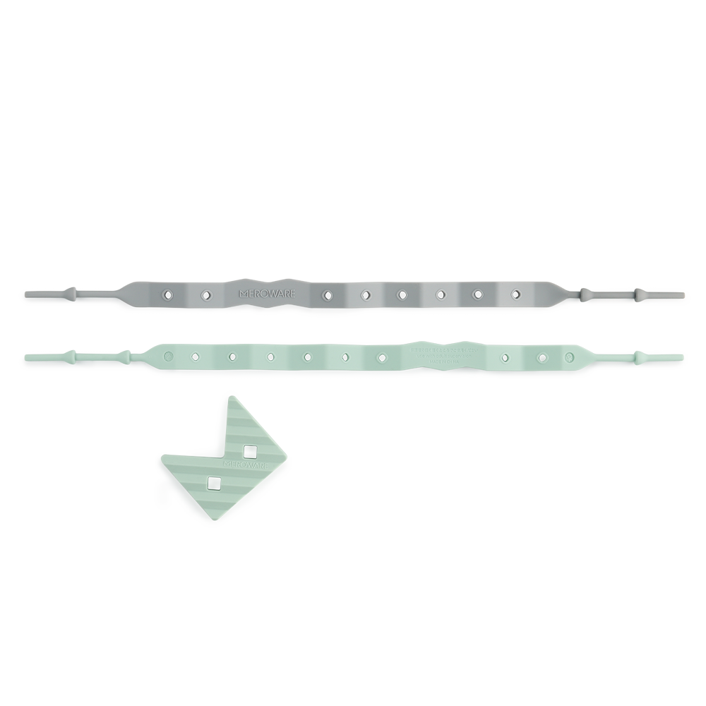 ESSIE マルチストラップ　グレー／ミント