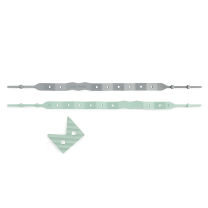 ESSIE マルチストラップ　グレー／ミント