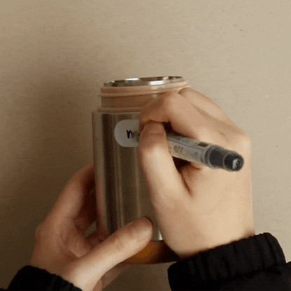 MATT サーモボトル　グレー／カーキ