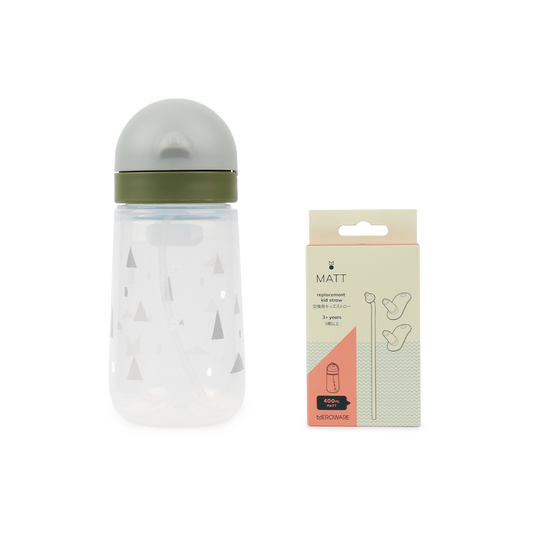 MATT kid straw set - elephant+army & forest