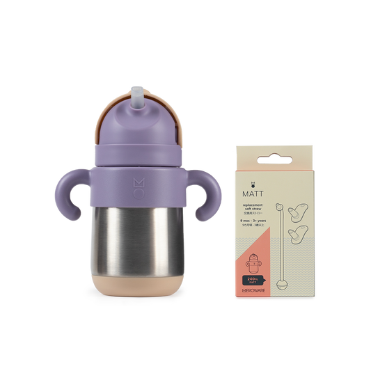 MATT thermal set - purple+milk tea