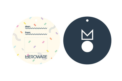 [Wrapping B] Standard Wrapping - Navy + Message Tag